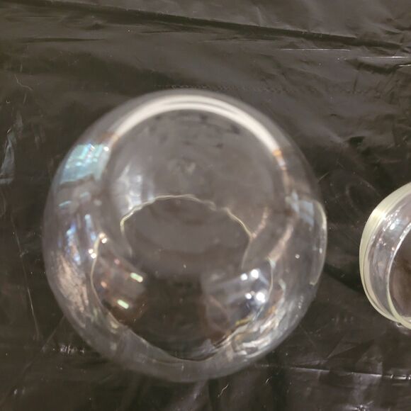 vtg Libbey Creations egg shape, terrerium apothecary, candy jar 8.25" - Picture 7 of 7